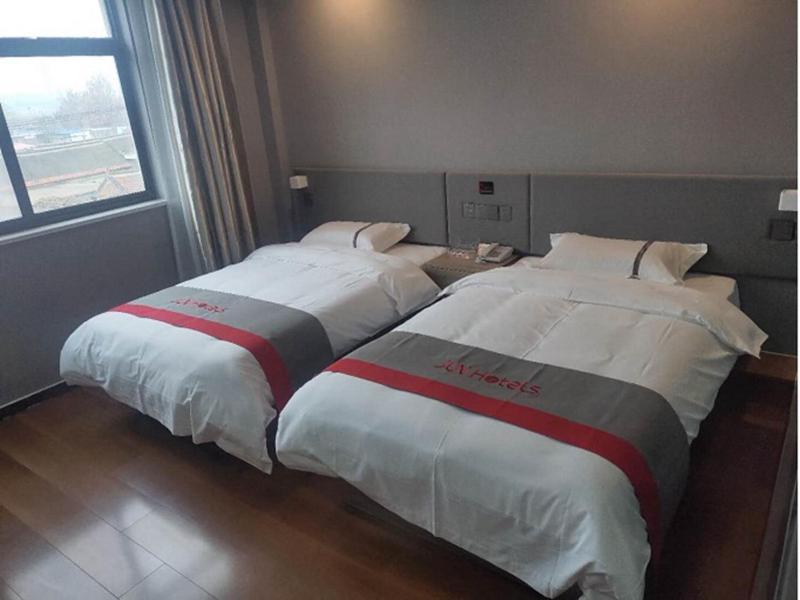 Jun Hotels Shandong Heze Development Zone Shanghai Road Exteriör bild