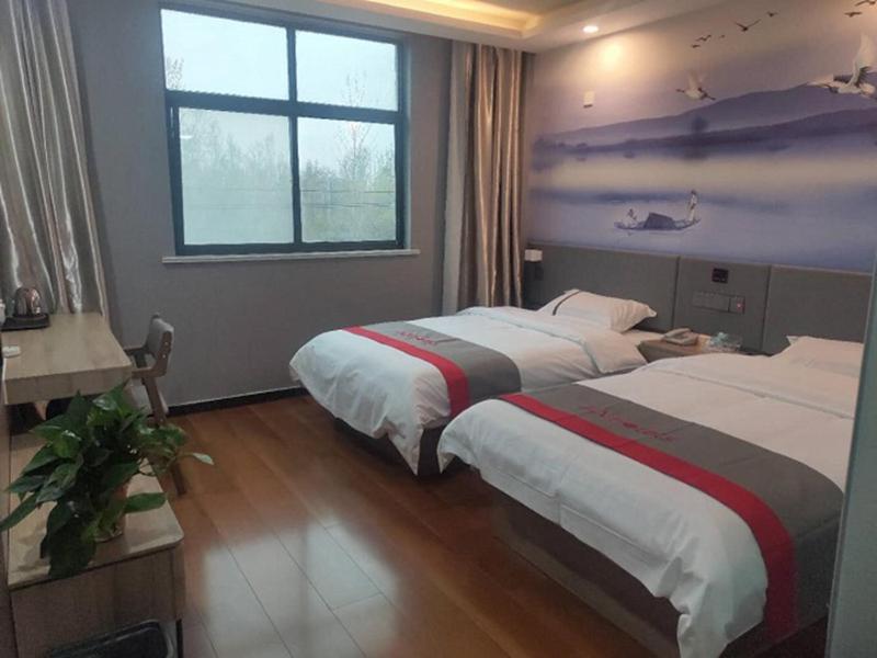 Jun Hotels Shandong Heze Development Zone Shanghai Road Exteriör bild